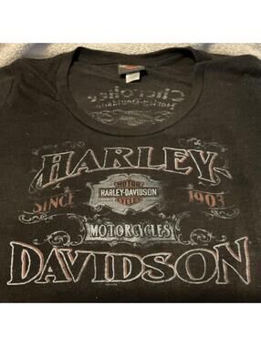 Harley-Davidson Cherokee Black Womens T-Shirt Sx L